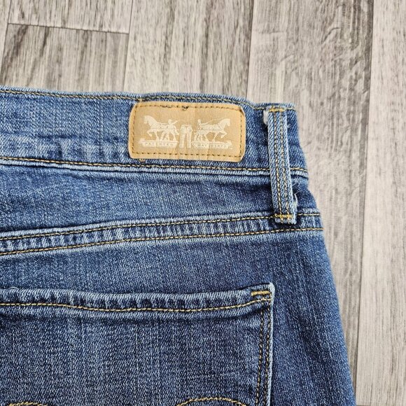 Levis 529 Bootcut Jeans Womens 6 Blue Medium Wash Stretch Denim - Picture 4 of 14